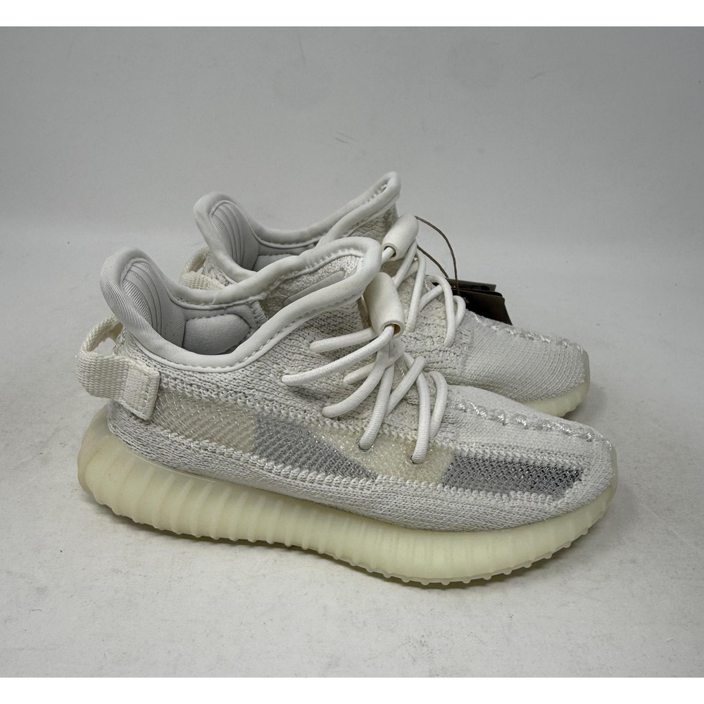 Adidas Yeezy Boost 350 V2 Shoes Toddler Size 9.5 White Knit Sneakers Comfort